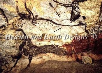 QS Wildlife - Ancient Stone Wall Painting - Click Image to Close
